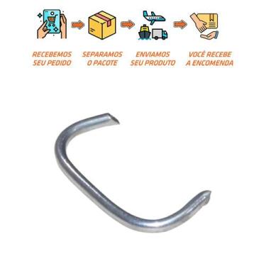 Imagem de Gampo Tipo U Concertina Galvanizado1Kg Ferro Scudo