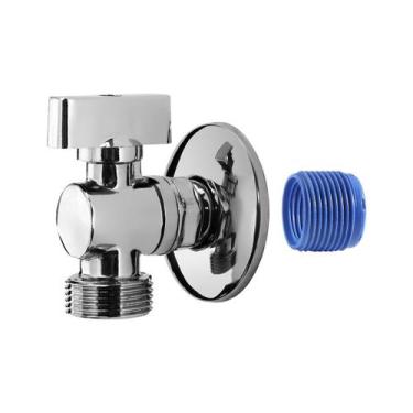 Imagem de Torneira Maquina Lavar Roupa Louça base Metal 1/4 Volta Esfera Alta Va