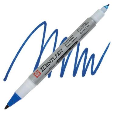 Imagem de Caneta Permanente Identi Pen Azul com 02 Pontas Sakura 