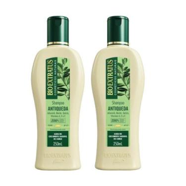 Imagem de kit 2 Shampoo Antiqueda Jaborandi 250 ml Bio Extratus - BIOEXTRATUS