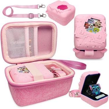 Imagem de JCHPINE Estojo rígido e capa de silicone para Bitzee Disney Interactive Toy Digital Pet Case, acessórios para animais de estimação eletrônicos virtuais da Bitzee Disney