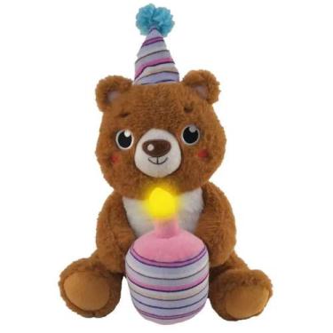 Imagem de Pelúcia Bichinho Parabéns TalkinPets - Toyng, Urso