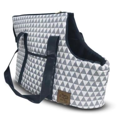 Imagem de Bolsa de Transporte Passeio Pet para Cães e Gatos - MAVE PET, Azulebra