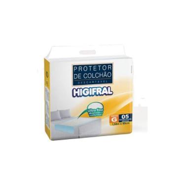 Imagem de Protetor de Colchão Descartável Higifral Tamanho G - 5 Unidades - EURO