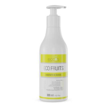 Imagem de Sabonete Clareador Eco Fruits 300mL Eccos - Com Ácidos Mandélico e Gli