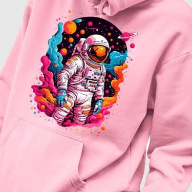 Imagem de Blusa Moletom Genuine Grit Masculina Estampada Algodão 30.1 Astronaut 