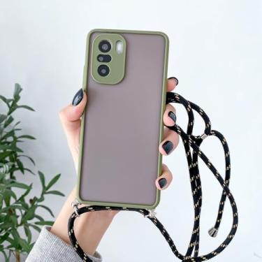 Imagem de Capa com alça de pescoço para pendurar cordão crossbody para Xiaomi para Redmi Note 11 10 Pro 9 8 7 10S 9T Mi 11T Lite 10T POCO X3NFC M3 M4 Capa transparente, verde, para Mi 11T, Mi 11T Pro