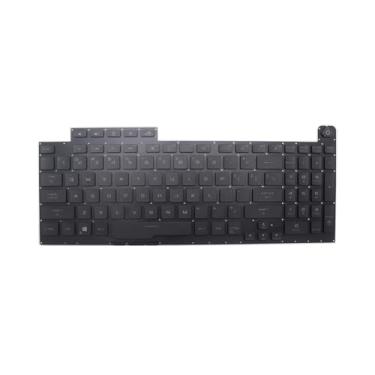 Imagem de Novo teclado de substituição para Asus ROG Strix G731 G731GT G731GU G731GV G731GW G732 G732L G712 G712L 0KNR0-6817US00 por tecla RGB retroiluminado EUA