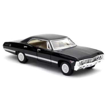 Imagem de Power Toys TECH - Miniatura Impala 1967 escala 1/43 em Metal: Carrinho de Ferro com Portas que Abrem e Pneus de Borracha 1:43