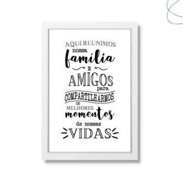 Imagem de Quadro Decorativo Área Gourmet Aqui Reunimos Nossa Família - Creative 
