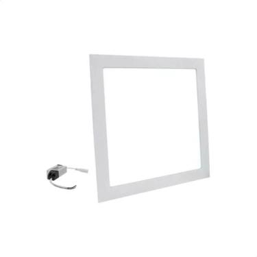 Imagem de Plafon Painel Quadrado Embutir 24w Branco Frio 6500k - Ourolux