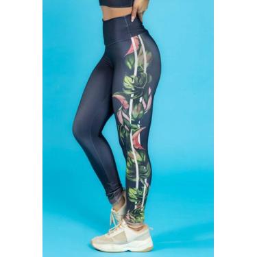 Imagem de Legging Floral Preto - Manalinda, P