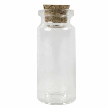 Imagem de Potinho de Vidro Tampa de Rolha P 10ml - 1 unidade - Rizzo - ArtLille