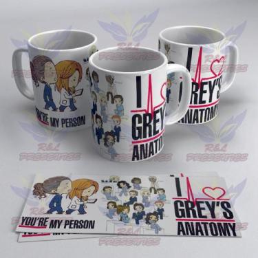 Imagem de Caneca de Porcelana - Greys Anatomy - R&L Presentes