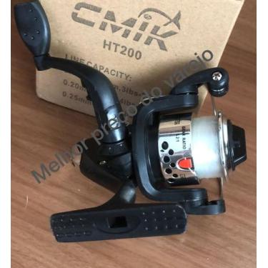 Imagem de Molinete ht 200 cmik original novo c/linha ultra ligth, Vermelho