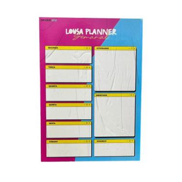 Imagem de Organizar Magnético Imã De Geladeira Porta Recado Anotação Planejador 