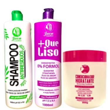 Imagem de Kit Ativo Progressiva Organica Matizadora + Que Liso Juca 2x1l + CondI