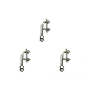 Imagem de Kit C/3 - Para-Raio Suporte Para Fita Aluminio Vertical R... - RAYCON