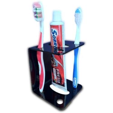 Imagem de Suporte Em Acrilico Para Escovas De Dentes E Pasta De Dente - Super 3D
