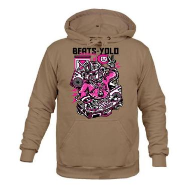 Imagem de Moletom 100% Algodão Flanelado Yolo - Surprass, Bege, M