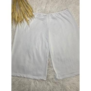 Imagem de Bermuda Segunda Pele Plus Size do 48 ao 60 - Orquídea Lingerie, Branco