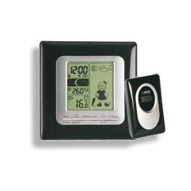 Imagem de Estacao meteorologica sensor externo sem fio weather kitty preta incot