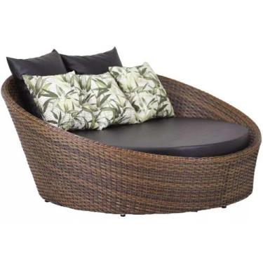 Imagem de Chaise Sofá Livia Varanda Jardim Trama Original, Argila