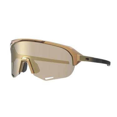 Imagem de Óculos de sol hb edge r matte g black gold chrome