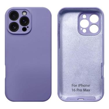 Imagem de Capa Capinha Compativel com iPhone 16 Pro Max Proteção de Câmera Silic