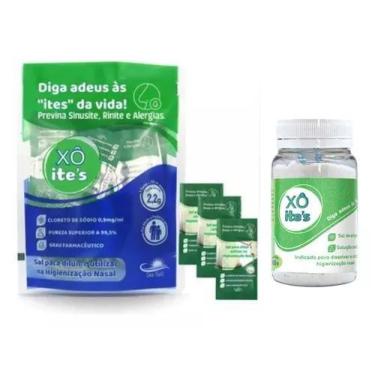 Imagem de Soro Lavador Nasal 100g + Sal Para Higienização e Limpeza do Nariz C/ 