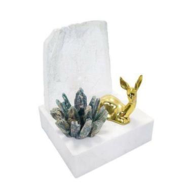 Imagem de Escultura Decorativa Luxo Coral e Animal Menor Dourado - LUXdécor