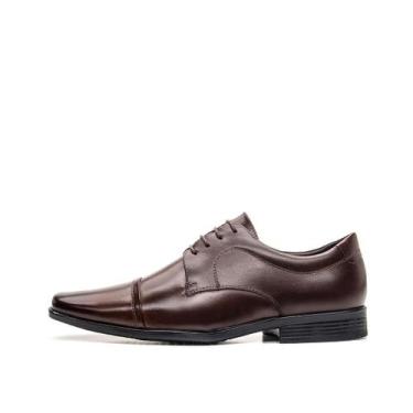 Imagem de Sapato Social Masculino Office Premium 7551 Dark Brown - Zapattero