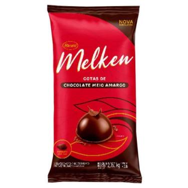 Imagem de Gotas de Chocolate Melken Meio Amargo 2,050kg - Harald