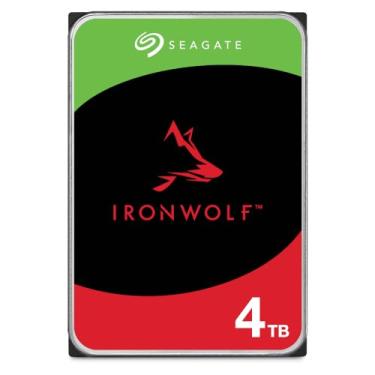 Imagem de HD Interno Seagate IronWolf 4TB ST4000VN006 SATA 6Gb/s 5400 RPM 256MB Cache CMR – Disco Rígido para NAS e PC