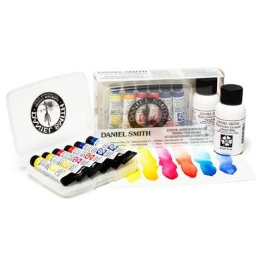 Imagem de Tinta Aquarela Daniel Smith Essentials Mixing 6 Tubos 5ml e 1 Ground 3