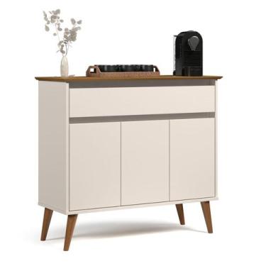 Imagem de Aparador Balcão Armário Bancada Cozinha Cantinho do Café Buffet Sala d