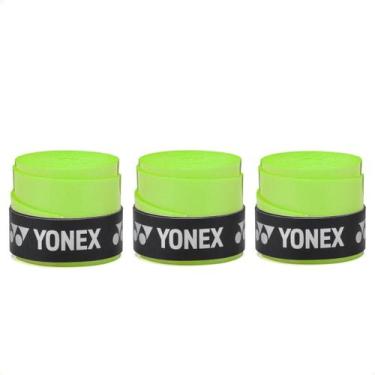 Imagem de Overgrip Yonex Super Grap - Pack com 3 Unidades, Verde