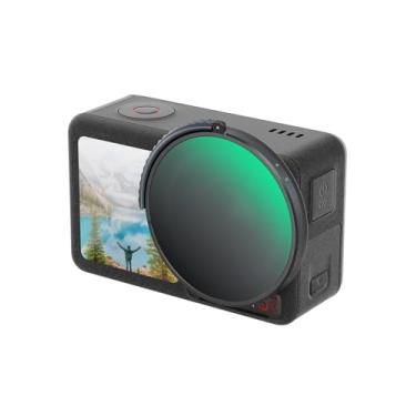 Imagem de SmallRig Filtro CPL e VND 3-5 para DJI Osmo Action 4, combinando ND8, ND16, ND32, CPL Fiter em um, acessórios de filtros polarizadores de densidade neutra, vidro óptico HD multirevestido (não à prova
