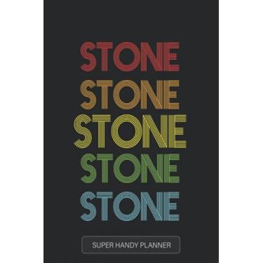 Imagem de Stone: Stone Name Custom Gift Planner Calendar Notebook Journal