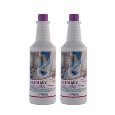 Imagem de CHEMISCH, Limpa Vasos Sanitários Remove Sujeiras e Encardido Dissolmix 2L