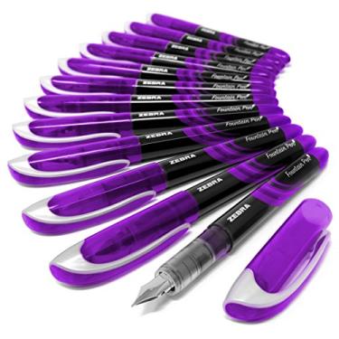 Imagem de Zebra Fuente – descartáveis caneta-tinteiro – Roxo tinta – Pacote com 12_AB