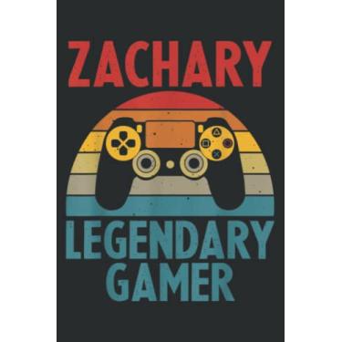 Imagem de Zachary Gift Name Personalized Funny Gaming Geek Birthday Nice: FLOWER JOURNAL: 6" x 9", 110 Pages, Lined Writing Notebook, White Lined Paper, Journal ... Memos, Meetings, ... Artists, and Students.