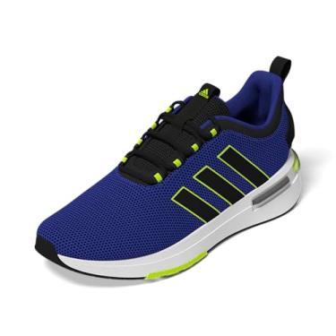 Imagem de adidas Tênis masculino Racer TR23, Azul semi lúcido/preto/limão lúcido, 40