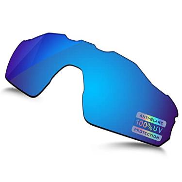 Imagem de Bowyer Lentes de reposição polarizadas para óculos de sol Oakley Radar EV XS Path OJ9001 - Espelhado azul surf