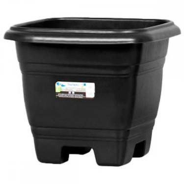 Imagem de Vaso Pl.Quadrado N.22 Preto-9249 - plasticos rischioto, Preto