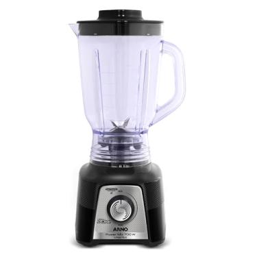 Imagem de Liquidificador Arno Powermix 700W LQ35, Preto, com 4 Lâminas Zelkrom, Tecnologia Limpa Fácil e Controle de Velocidade Comfort Control, 110V