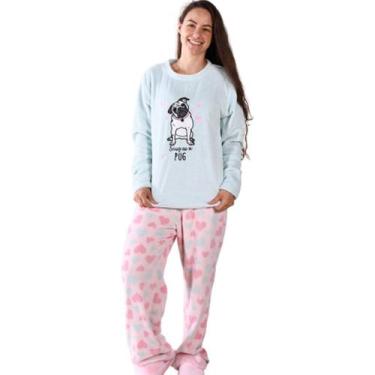 Imagem de Conjunto Pijama de Plush Adulto Super Quentinho e Divertido - UseDue, 