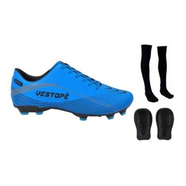 Imagem de Chuteira Campo Futebol Vestope Ultra Adulto Juvenil MC A1 - Vestopé, A