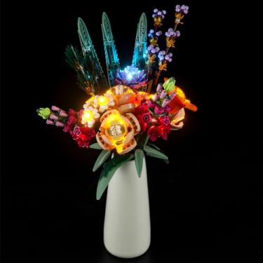 Imagem de Vaodest LED Light for Lego 10280 Flower Bouquet Model,Design and Configuration Compatible with Model 10280 (LED Light Only, Not Building Block Kit)