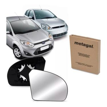 Imagem de Lente Com Base Retrovisor Fiesta 2003 A 2014 / Ka 2008 A 2012  Lado Es